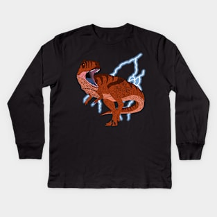 Giganotosaurus Thunder Kids Long Sleeve T-Shirt